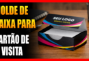 MOLDE CAIXA CARTÃO DE VISITA DE VISITA