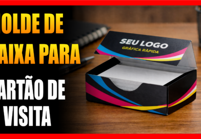 MOLDE CAIXA CARTÃO DE VISITA DE VISITA