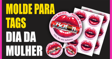 TAG BATON DIA DA MULHER - GRÁFICA RÁPIDA
