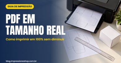 Como imprimir PDF em tamanho real (100%)