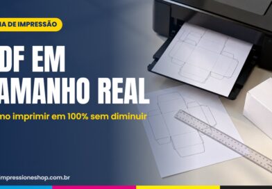 Como imprimir PDF em tamanho real (100%)