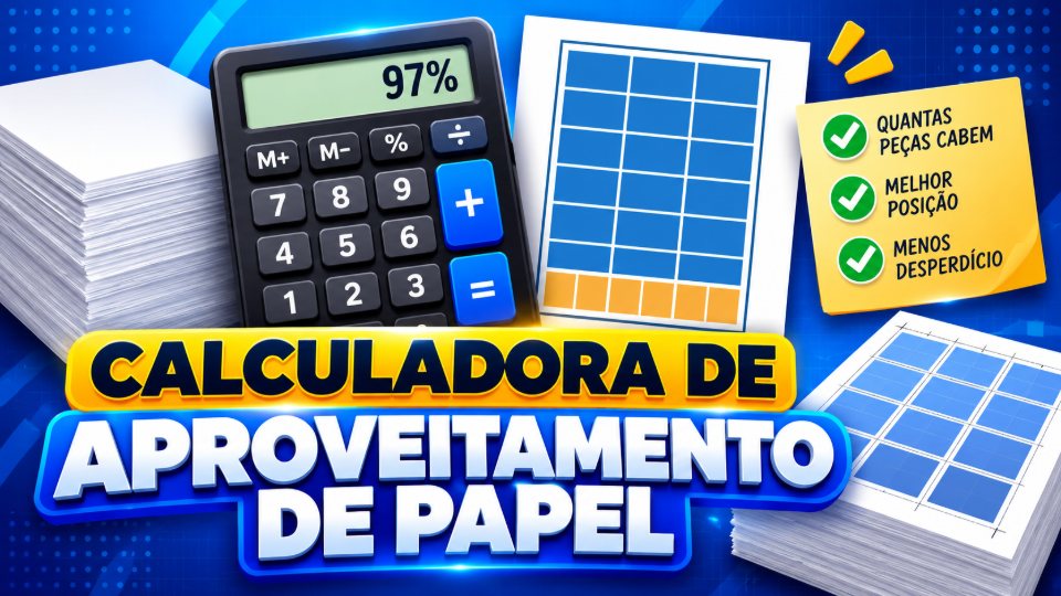Calculadora de Aproveitamento de Papel